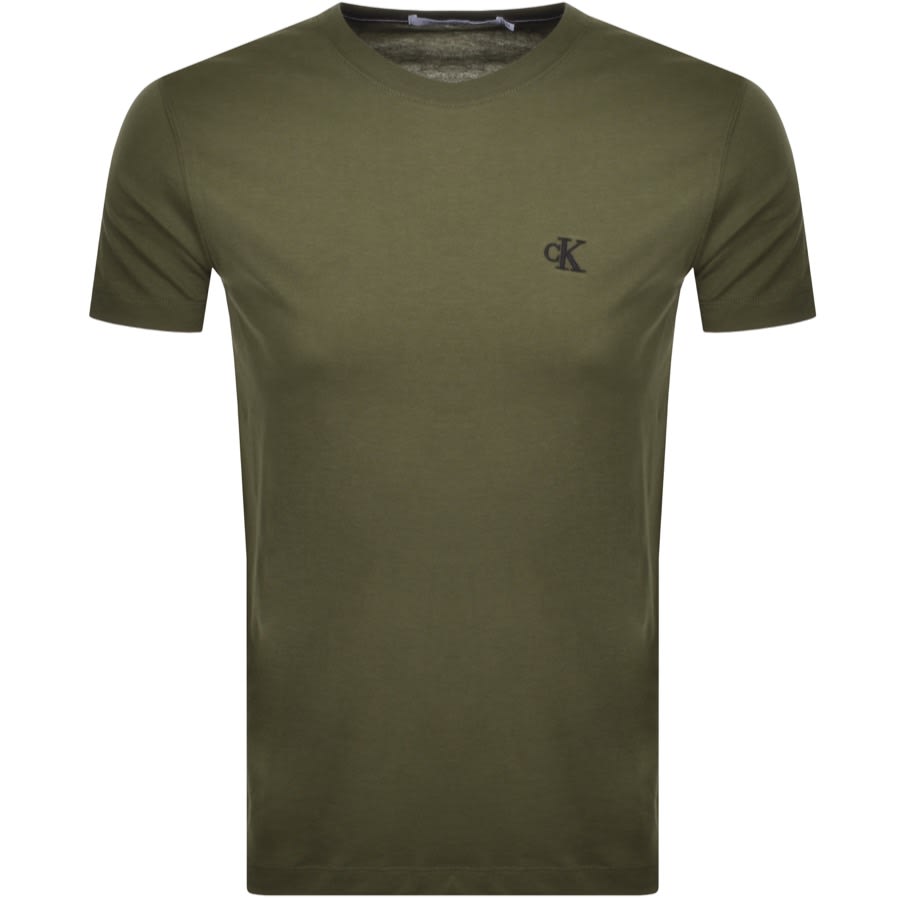 Alternative Image for ProductCalvin Klein Jeans Logo T Shirt Green1